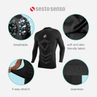 Термофутболка чоловіча Sesto Senso CL38 L/XL Чорна (5904280037563) - зображення 8