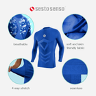 Термофутболка чоловіча Sesto Senso CL38 S/M Синя (5904280037648) - зображення 8