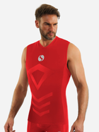 Koszulka męska termiczna bez rękawów Sesto Senso CL38 L/XL Czerwona (5904280037624) - obraz 1