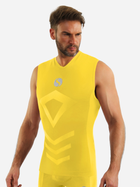 Koszulka męska termiczna bez rękawów Sesto Senso CL38 S/M Żółta (5904280037679) - obraz 1