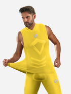 Koszulka męska termiczna bez rękawów Sesto Senso CL38 S/M Żółta (5904280037679) - obraz 2