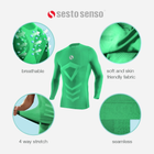 Koszulka męska termiczna długi rękaw Sesto Senso CL40 XXL/XXXL Zielona (5904280038058) - obraz 8