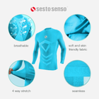 Koszulka męska termiczna długi rękaw Sesto Senso CL40 L/XL Niebieska (5904280038010) - obraz 8
