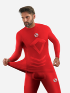 Koszulka męska termiczna długi rękaw Sesto Senso CL40 S/M Czerwona (5904280038157) - obraz 2
