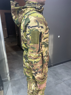 Куртка тактична Squad, Softshell, Мультикам, розмір L, тепла флісова куртка для військових софтшел - зображення 4