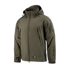 Мужской Комплект M-TAC на флисе Куртка + Брюки / Утепленная Форма SOFT SHELL олива размер 2XL 54-56 - изображение 3