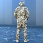 Чоловічий зимовий Костюм "Кордон-6" Куртка + Штани / Польова форма на флісі саржа піксель розмір S - зображення 2