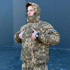 Чоловічий зимовий Костюм Куртка + Штани / Польова форма до -25°C із Мембраною піксель розмір M - зображення 4