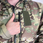 Мужская Куртка 5.11 Soft Shell на флисе / Верхняя Одежда с защитой от влаги мультикам размер XL - изображение 8