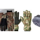 Плотные зимние перчатки SoftShell на меху с сенсорными вставками мультикам размер универсальный - изображение 2
