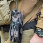 Защитные перчатки Helikon-Tex с замшевыми вставками и сенсорными накладками койот размер L - изображение 3
