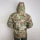 Мужская Куртка 5.11 Soft Shell на флисе / Верхняя Одежда с защитой от влаги мультикам размер 6XL - изображение 4