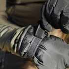 Зимние перчатки с меховой подкладкой черные размер универсальный - изображение 5