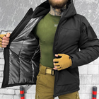 Чоловіча зимова куртка грета з підкладкою OMNI-HEAT / Верхній одяг з силіконовим утеплювачем чорний розмір XL - зображення 5