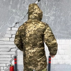 Мужской бушлат на мехе Lord / Зимняя куртка с синтепоновым наполнителем пиксель размер 3XL - изображение 3