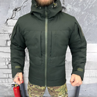 Мужской бушлат с подкладкой OMNI-HEAT и силиконовым утеплителем 150 / Зимняя куртка Oxford олива размер M - изображение 1