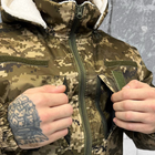 Чоловічий бушлат на хутрі Lord / Зимова куртка з синтепоновим наповнювачем піксель розмір M - зображення 5