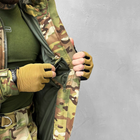 Чоловічий зимовий костюм ambush з атласною підкладкою / Куртка cordura 300 + Штани softshell мультикам розмір 3XL - зображення 8