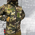 Мужская Демисезонная Куртка Soft Shell с флисовой подкладкой / Верхняя Одежда Logos-Tac мультикам размер 2XL - изображение 3