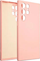 Etui Beline Silicone do Samsung Galaxy S23 Ultra Rose Gold (5905359810902)