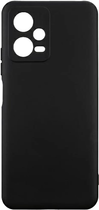 Etui Beline Silicone do Xiaomi Redmi Note 12 5G/Poco X5 5G Black (5905359817000) - obraz 1