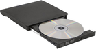 Оптичний привід Qoltec DVD-RW USB 3.0 Чорний (5901878518572) - зображення 3