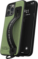 Etui Diesel Handstrap Case Utility Twill do Apple iPhone 12/12 Pro Black-green (8718846088497) - obraz 1