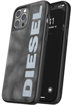 Etui Diesel Moulded Case Bleached Denim do Apple iPhone 12 Pro Max Grey-white (8718846088565) - obraz 1