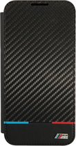 Etui z klapką BMW M Collection Triangles do Samsung Galaxy S22 Plus Black (3666339043391) - obraz 1