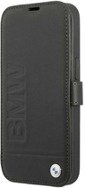 Etui z klapką BMW Signature do Apple iPhone 13 mini Black (3666339022617)