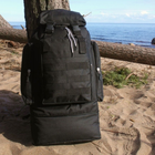 Рюкзак тактический 70L black/ водонепроницаемый - изображение 5