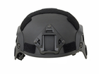 Ультралегкий Страйкбольный шлем Spec-Ops MICH - Black [8FIELDS] (для страйкбола) - изображение 3