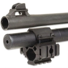 Крепление на ствол с 3 планками Picatinny Leapers UTG Shotgun Tri-Rail Barrel Mount, MNT-BR003XL, 3 по 3 слота (244049) - изображение 8