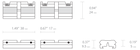 Адаптер раздельный Hawke Adaptor Base, планка переходник 11 мм на Weaver (243843) - изображение 3