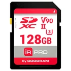 Карта памяти Goodram 128Gb IRDM PRO SDXC V90 UHS-II U3 (IRP-S9B0-1280R11)