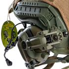 Комплект наушники Earmor M32H и каска в кавере мультикам- шлем Fast защитный, пуленепробиваемый, защита по NATO - NIJ IIIa (ДСТУ кл.1), размер M-L - изображение 4