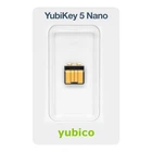 Ключ безпеки YubiKey 5 Nano, USB-A, Yubico, Чорно-золотий (Yubi5-NanoA-nai)