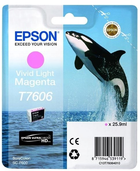 Картридж Epson T7606, Vivid Light magenta 26 ml (8715946539119)