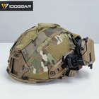 Кавер Idogear для тактичного шолома з кишенею для батареї розмір L Мультикам - зображення 4