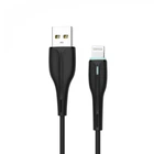 Кабель SkyDolphin S48L USB - Lightning (M/M), 1 м, Чорний (USB-000422)