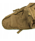 Рюкзак сумка 70 л Койот нейлон 600D Оксфорд с базой для модульной системы (Molle) двухлямковый из зносостойкого водонепроницаемого материала - изображение 5