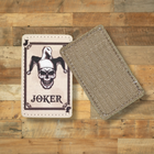 Шеврон Джокер, 8х5, на липучці (велкро), патч друкований - зображення 4