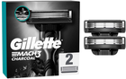 Змінні картриджі для гоління Gillette Mach3 Charcoal 2 шт (8700216062664) - зображення 2
