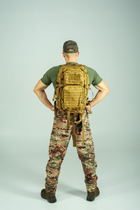 Тактический военный рюкзак SINGLE SWORD 36-50L. Койот - изображение 5