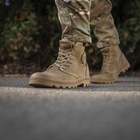 Високі тактичні кеди (черевики-напівберці) 45 розмір (29,5 см) тактичні (військові) трекінгові демісезонні Coyote (Койот) M-tac для ЗСУ - зображення 10