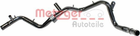 Патрубки системи охолодження METZGER 4010012 Volkswagen Jetta, Golf; Seat Toledo 027121065C