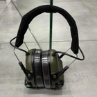 Навушники тактичні Earmor M31, активні, NRR 22, колір – Олива, активні навушники військові (243811) - зображення 3