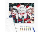 Картина за номерами Новорічні котики, Brushme (40х50 см), BS51359