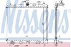 Радиатор охлаждения First Fit Nissens (62902A)