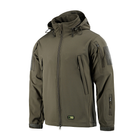 Мужской Комплект M-TAC на флисе Куртка + Брюки / Утепленная Форма SOFT SHELL олива размер L 48 - изображение 3